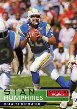 Stan Humphries San Diego Chargers 1995 SkyBox Impact NFL #124